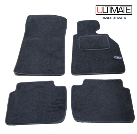 bmw e46 saloon 4 dr 9805 tailored car mat set ultimate  black